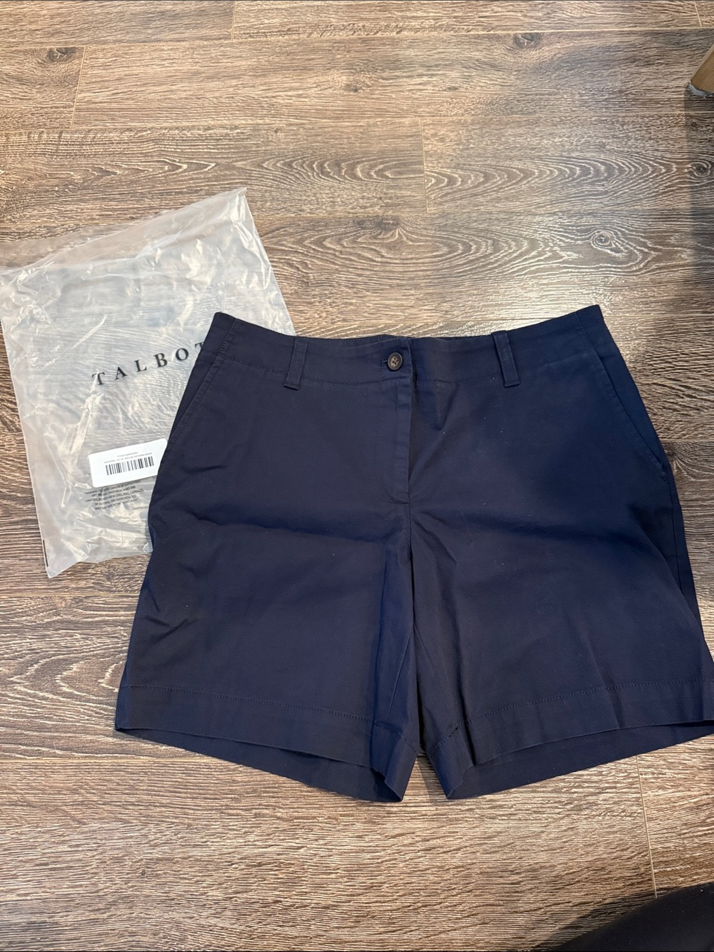 NWT Talbots Navy Relaxed Chino Short